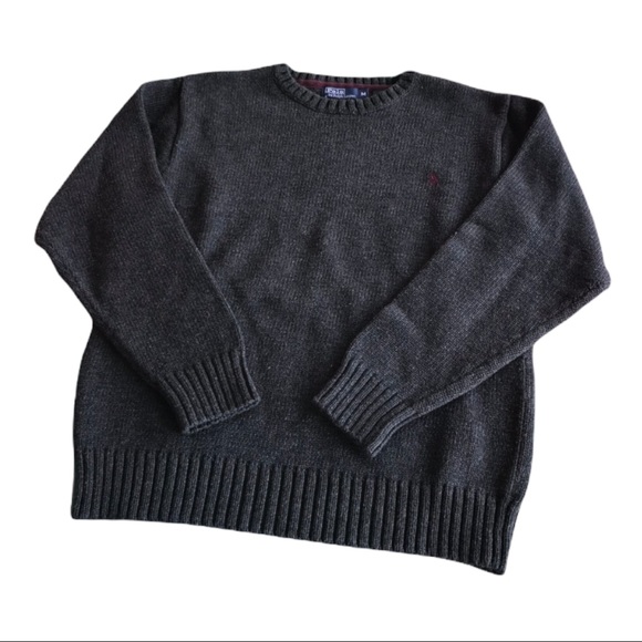 Polo Ralph Lauren Other - Boys Polo Ralph Lauren Gray Sweater 100% Cotton M